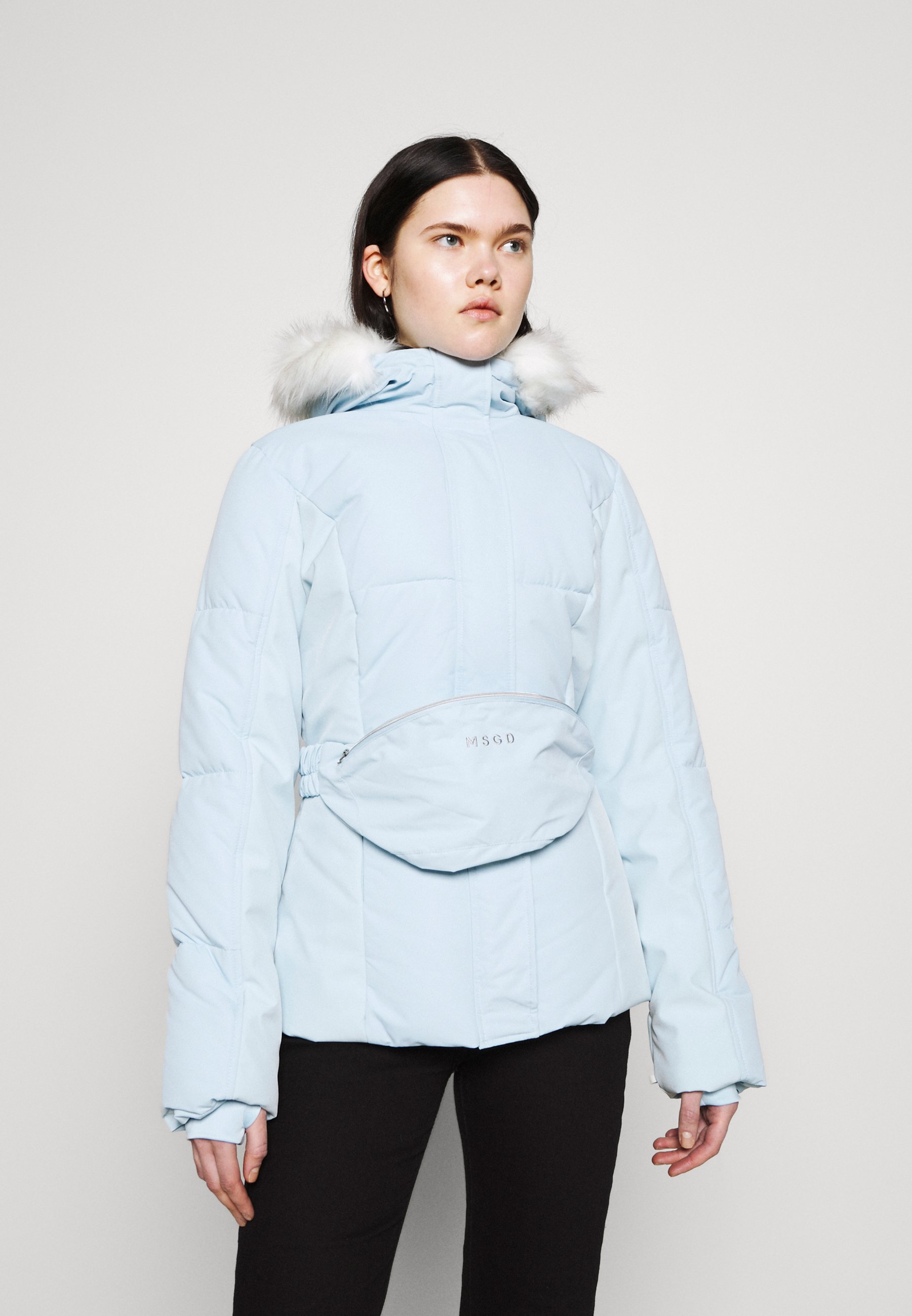 sky blue ski jacket