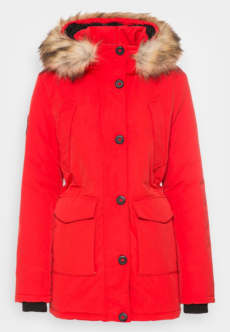 Superdry & Co Parka rood Superdry & Co Parka rood