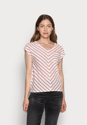 KURZARM - Print T-shirt - white doub