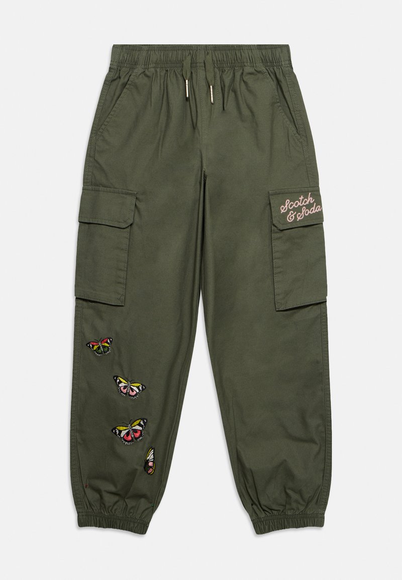 Scotch & Soda Cargobroek groen