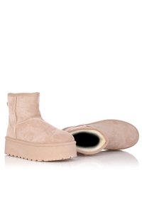 Elara Botines con plataforma - beige