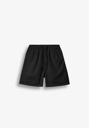 Burocs, SOLID SEERSUCKER - Shorts - black