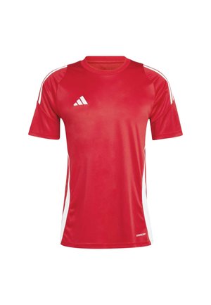 adidas Performance TIRO - T-Shirt basic - team power red 2white