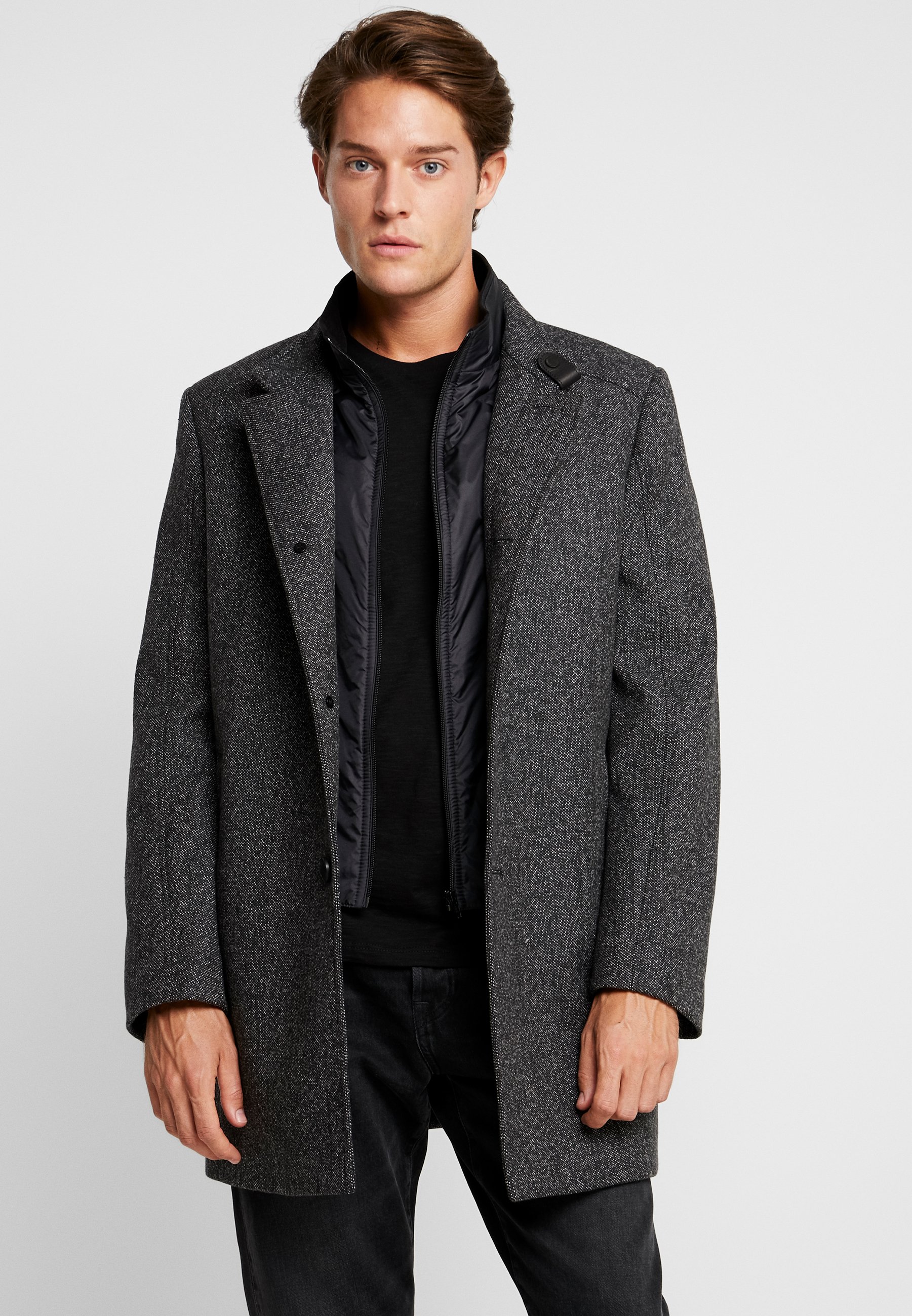 Cinque LIVERPOOL Manteau classique mottled greygris Manteaux en laine homme | Tous les articles chez Zalando
