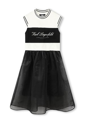 KARL LAGERFELD KIDS Robe de jour - noir ecru