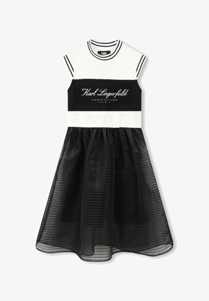 KARL LAGERFELD KIDS Jurk - noir ecru