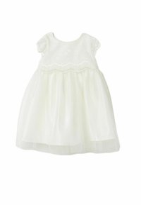 Lipsy FLOWER REGULAR FIT - Koktailové šaty/večierkové šaty - ivory lace