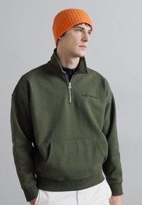 Polo Ralph Lauren WOOL RIB-KNIT WATCH CAP - Gorro - flannel orange