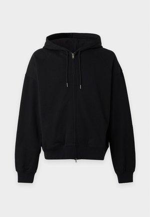 Rains, CLASSIC ZIP HOODIE UNISEX - Φούτερ με φερμουάρ - black
