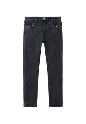 Mango Kids, KID - Jeans Skinny - black denim
