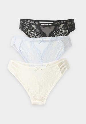 Hunkemöller, BELLE 3 PACK - Culotte brésilienne - caviar