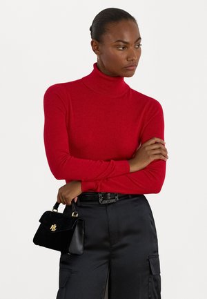 SILK BLEND ROLL NECK - Maglione - ralph red