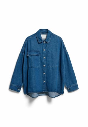 ARMEDANGELS, OVERSIZED DENIM - Chemisier - bright blue