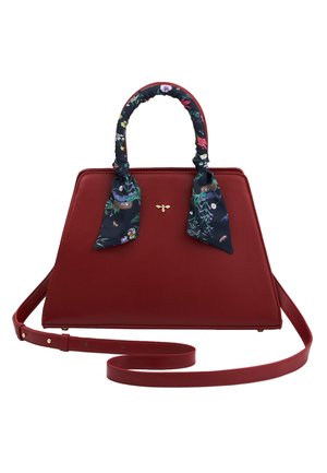 LARGE STRUCTURED - Handbag - cherry red