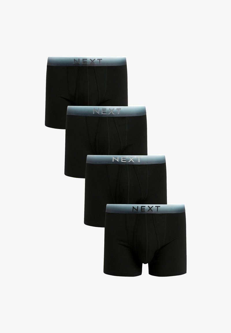 Next A-FRONTS FOUR PACK - Kitsad bokserid - black ombre mono waistband