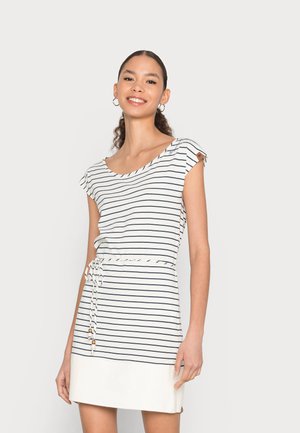 SOHO STRIPES - Jersey dress - white