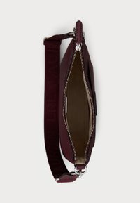 Lauren Ralph Lauren PEBBLED LEATHER LARGE CAMERYN CROSSBODY - Borsa a tracolla - dark garnet