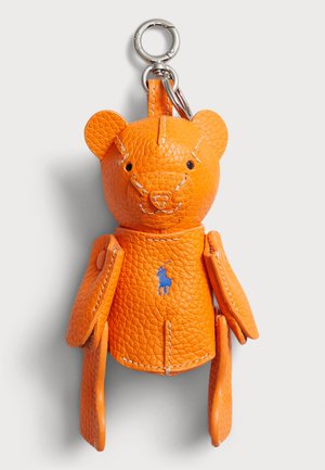 POLO BEAR LEATHER BAG CHARM - Krúžok na kľúče - orange peel