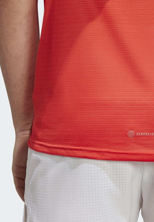 adidas OWN THE RUN - Camiseta estampada - bright red reflective silver — foto 4