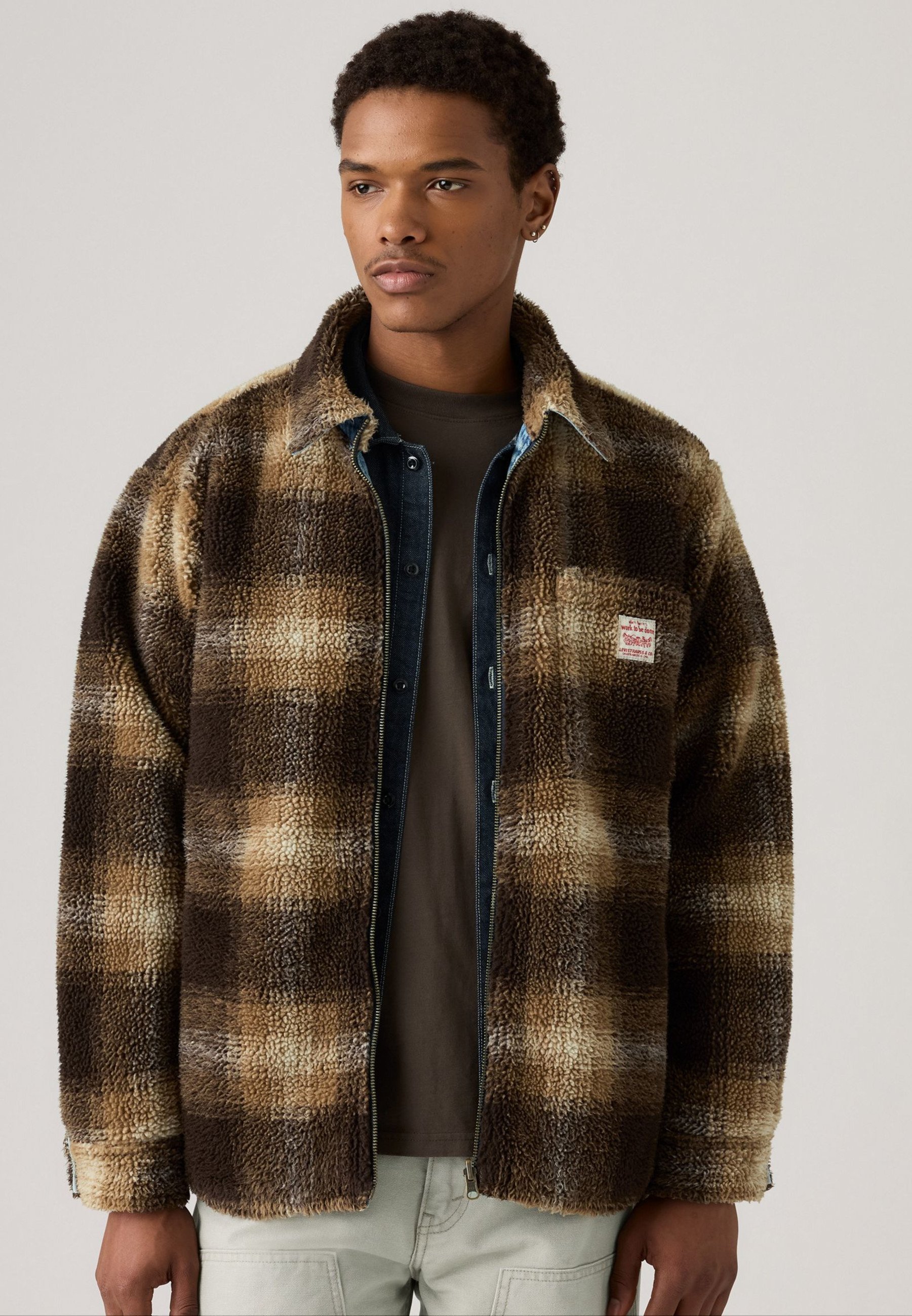 Levi's® Workwear REVERSIBLE SHACKET - Denim jacket - early morning