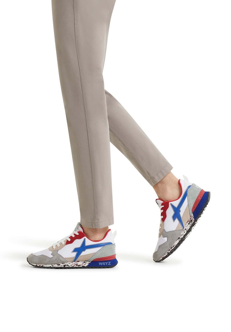 W6yz Zapatillas Deportivas De Tejido Técnico Y Ante, Gris 37