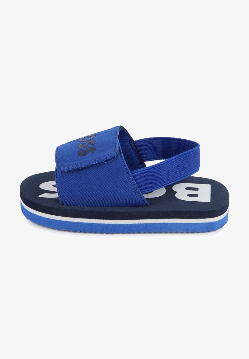 BOSS Kidswear AQUA SLIDES UNISEX - Sandales - bleu vif
