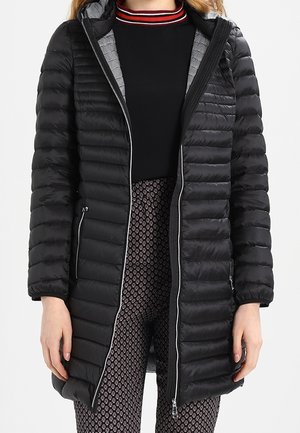 Abrigo de plumas - black