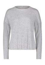 Damen Langarm-Shirt Mit Kragen | Cartoon Design | Leicht Tailliert | Uni-Farben