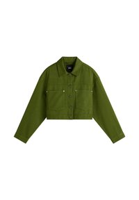 RAYNES CROP TRUCKER - Farkkutakki - pesto
