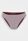 Bikini pezzo sotto - brown/white