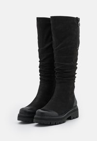 Marco Tozzi Platform boots - black antic