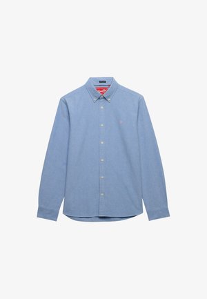Superdry & Co, PREPPY LONG SLEEVE - Skjorter - sky blue chambray