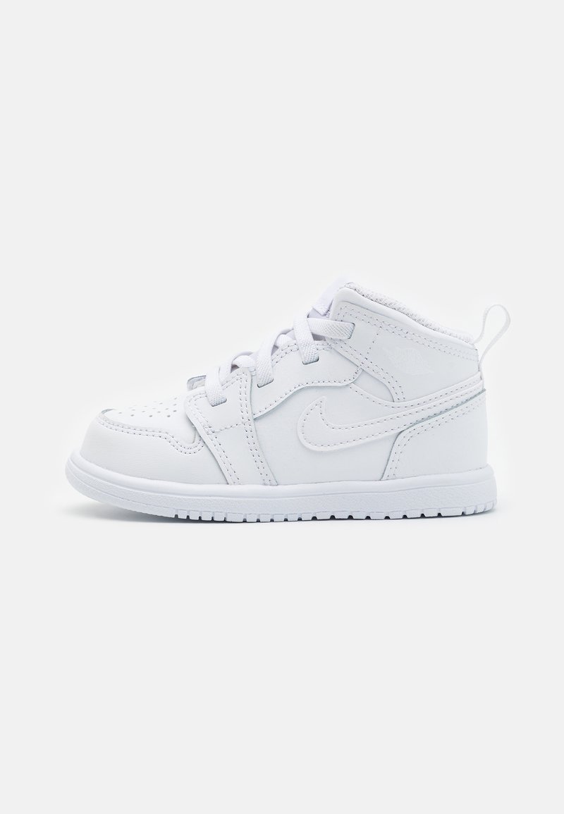 Jordan MID AL - Ghete baschet - white/alb - Zalando.ro