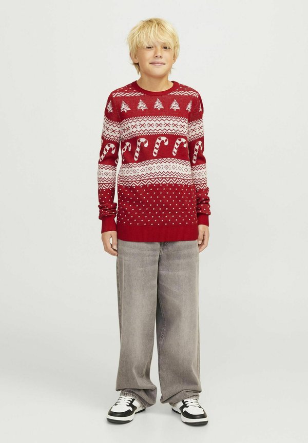 Strickpullover - scarlet sage