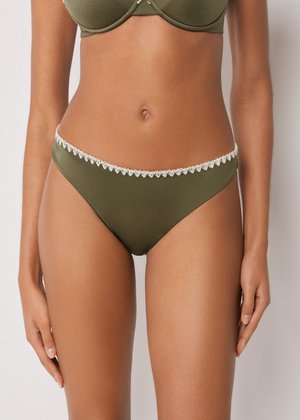 Calzedonia, REFINED SHINE - Braguita de bikini - green