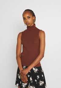 VILA VIFELIA 2 PACK - Topp - black/chocolate