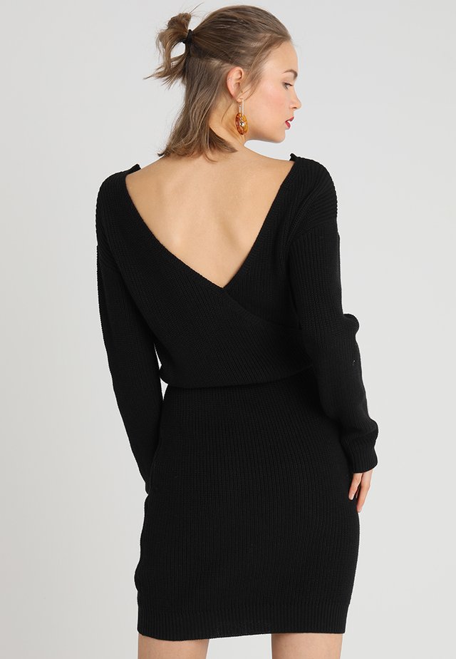 Strickkleid - black