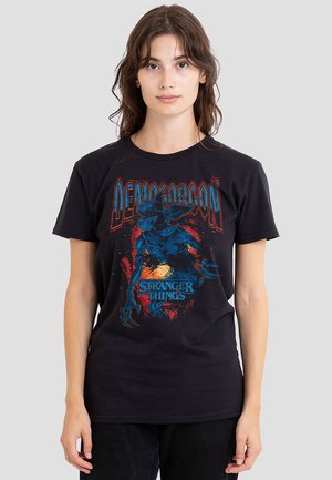 STRANGER THINGS DEMOGORGON BAND - T-Shirt print - black