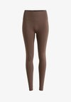 HIGH WAIST SHAPE SEAMLESS SPORTS TIGHTS - Legging (type pantalon) - brown