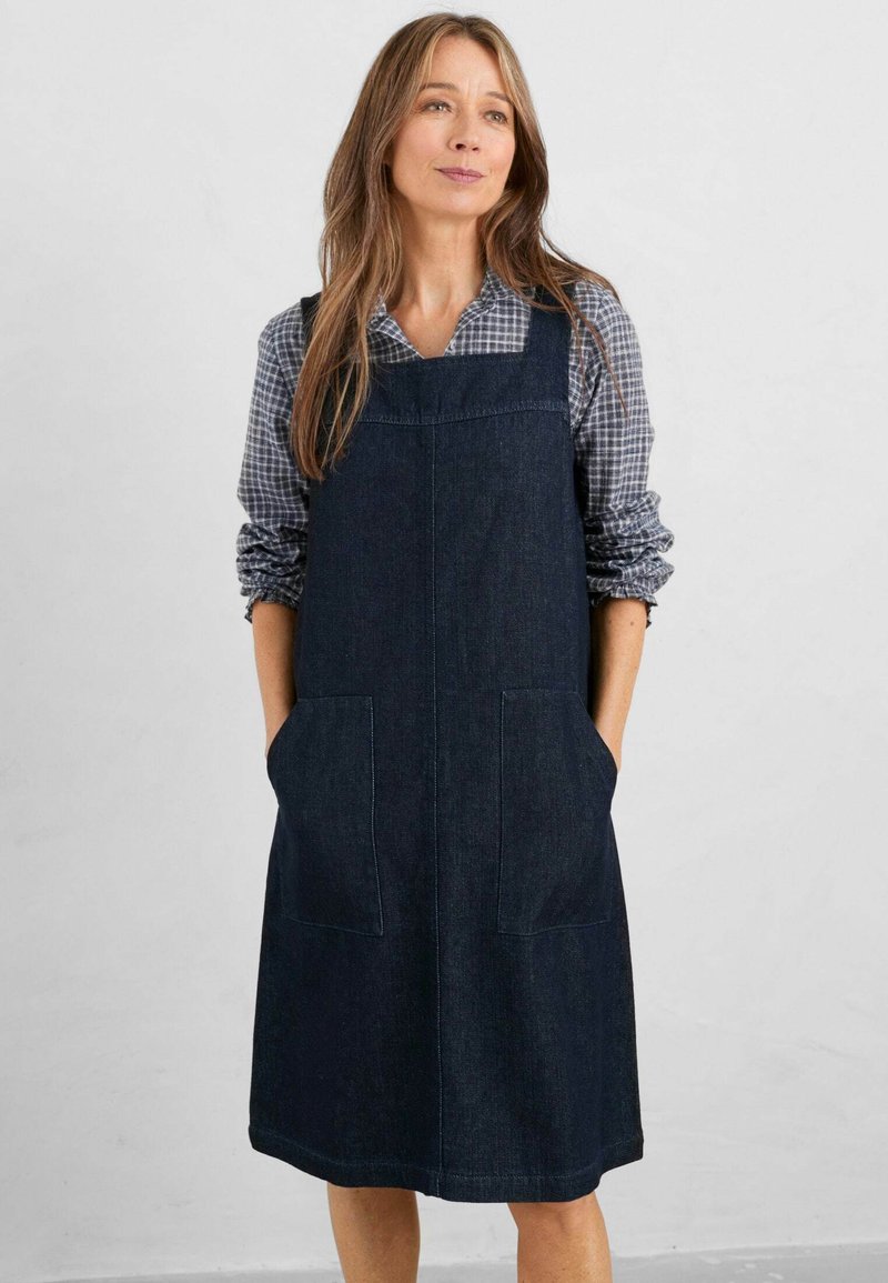 Seasalt Cornwall CALICAN Denim dress dark indigo/blue Zalando