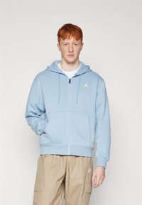 Jordan HOODIE - Jaka ar rāvējslēdzēju - blue grey/(white)