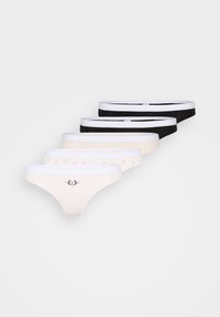 5 PACK - Tanga - black/pink/off white