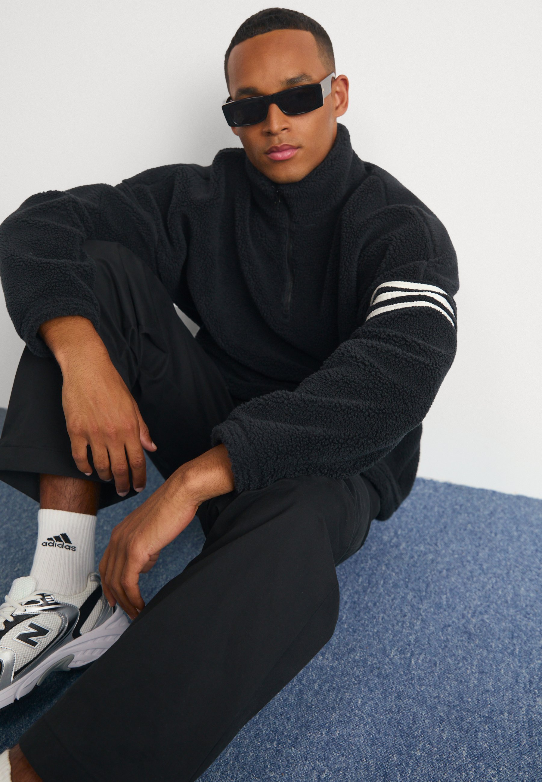 ★adidas★NEUCLASSICS POLAR FLEECE HARF ZIP★追跡可 ☆adidas☆NEUCLASSICS POLAR FLEECE HARF ZIP☆追跡可
