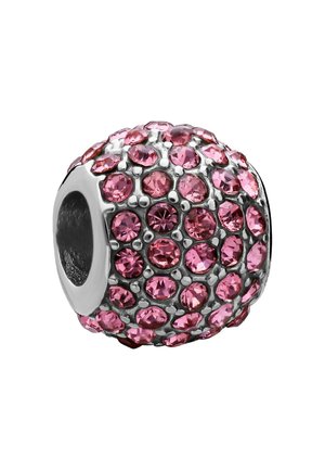Charm - silver pink