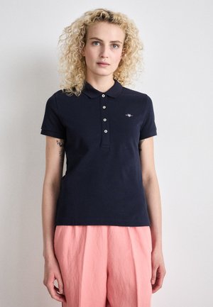 SLIM SHEILD CAP SLEEVE - Polo - evening blue