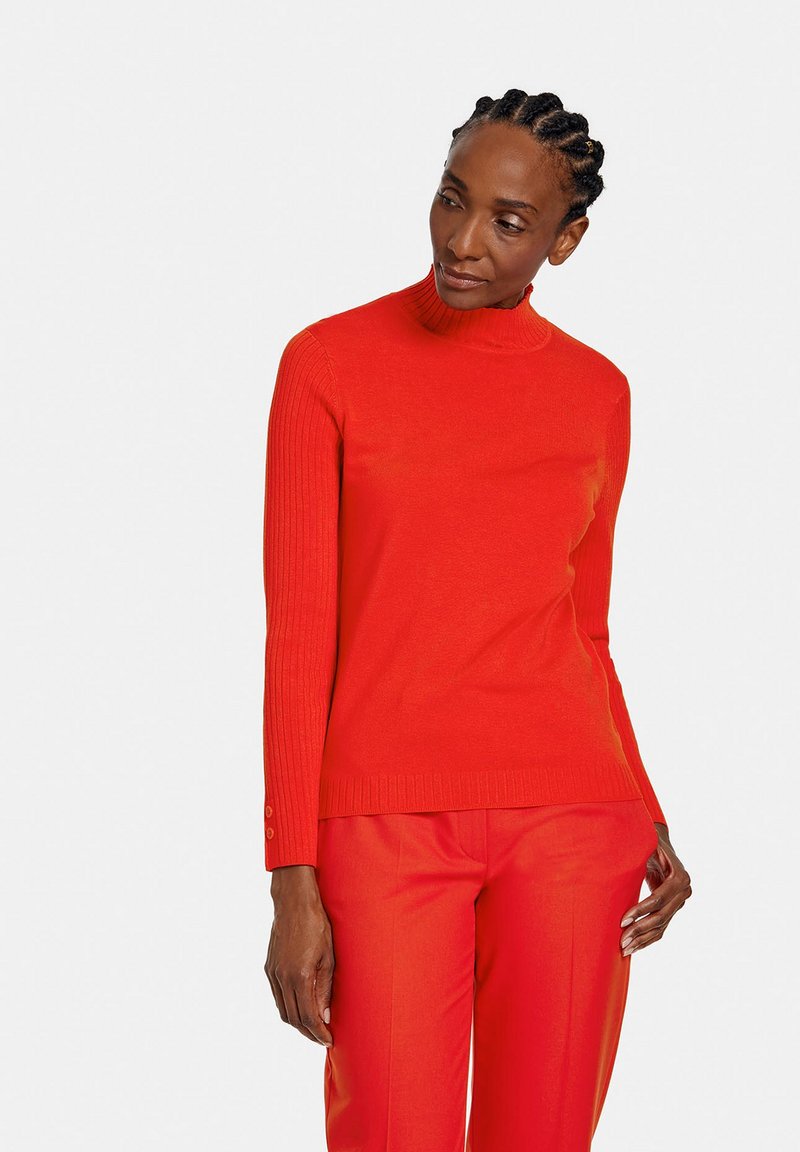 Damen Strickjacken | Gerry Weber Strickpullover chili/rot - KY53761 Damen Strickjacken | Gerry Weber Strickpullover chili/rot - KY53761