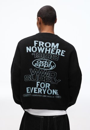 JACQUARD - PRINT  - Sweatshirt - black