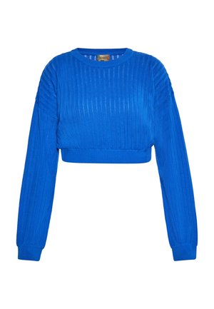 CO-BRANDED WITH EBEEZA - Strickpullover - kobaltblau