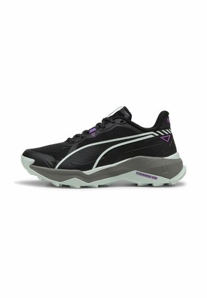 EXPLORE NITRO - Chaussures de running - black peaceful blue pure magenta