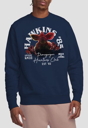 NETFLIX, STRANGER THINGS HAWKINS '85 DEMOGORGON HUNTERS - Sweatshirt - dark blue